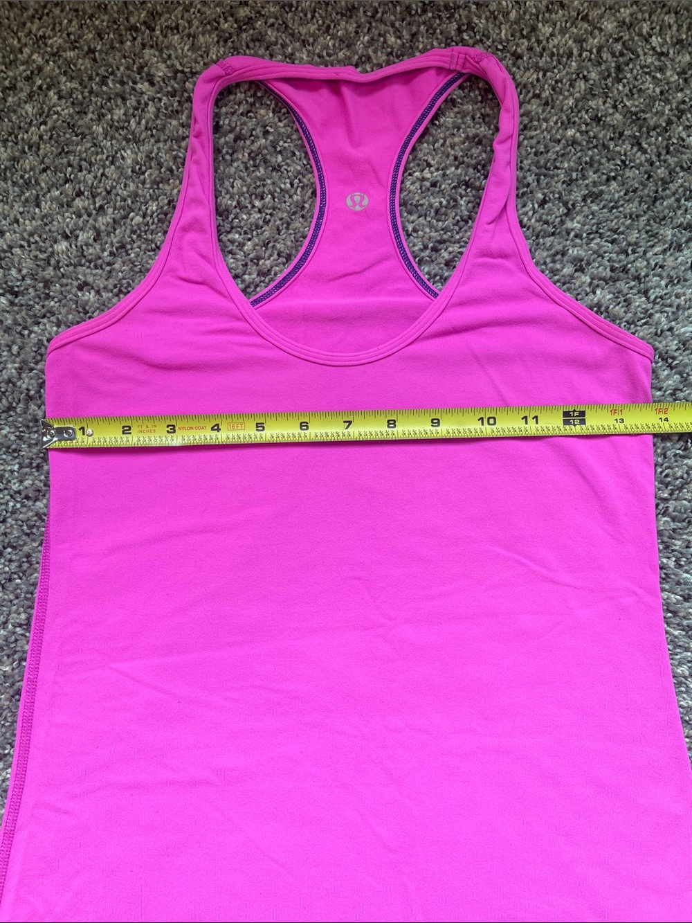 Lululemon OG Cool Racerback Tank - Raspberry Glo Light?; Size 6 - Picture 5 of 5